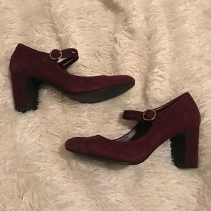 Alfani Burgundy Heels
